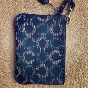 Small Coach Wristlet